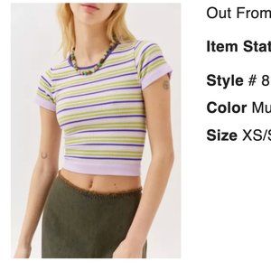 NWT Urban Outfitters Out From Under Everyday Seamless Baby Tee XS/S